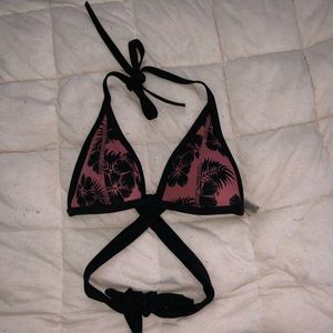PINK Victoria’s Secret floral wrap bikini top!